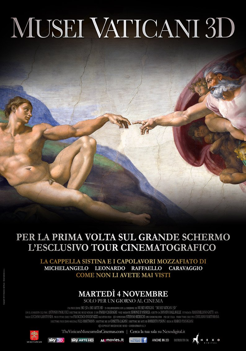 Arriva al cinema Musei Vaticani 3D: solo il 4 novembre in oltre 140 sale italiane