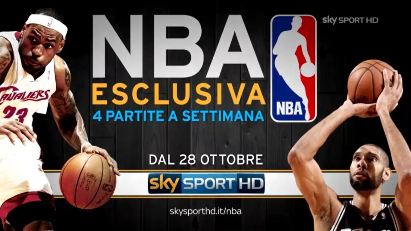 Basket NBA, al via in esclusiva Sky Sport HD la stagione 2014-2015