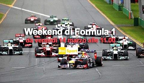 Formula 1 2014 - il weekend del GP d'Australia sui canali Rai Sport (anche in HD)