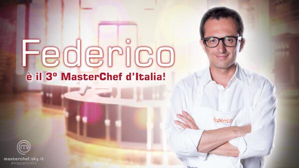 MasterChef, il trionfatore Federico: ''Ho vinto con la cucina sana''