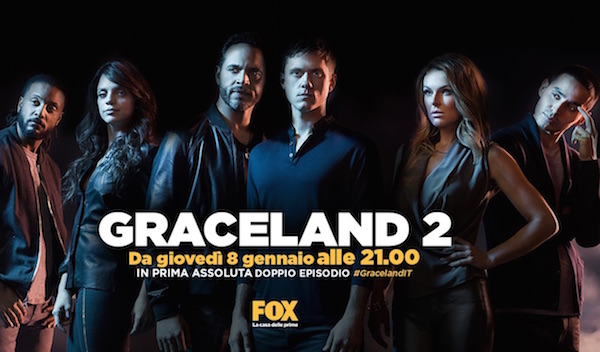 Graceland 2, in prima visione assoluta su Fox (Sky canale 112)