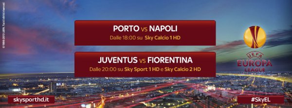 Sky Sport HD Europa League Ottavi Andata | Programma e Telecronisti