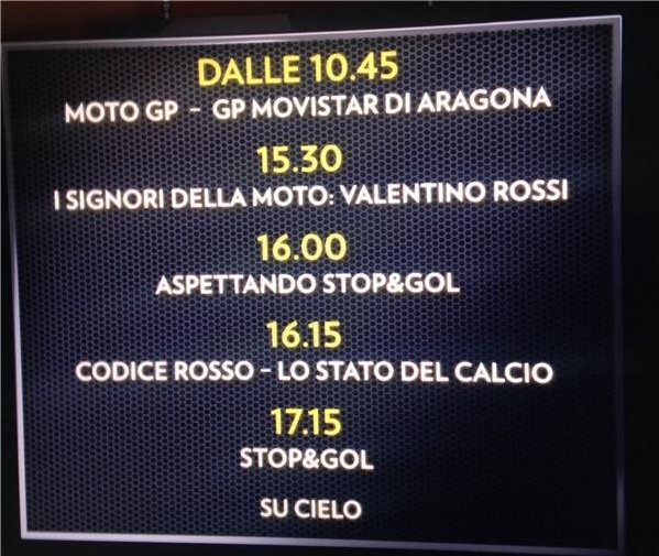 Super Domenica di Sport su Cielo: dalla MotoGP ai gol della Serie A in anteprima