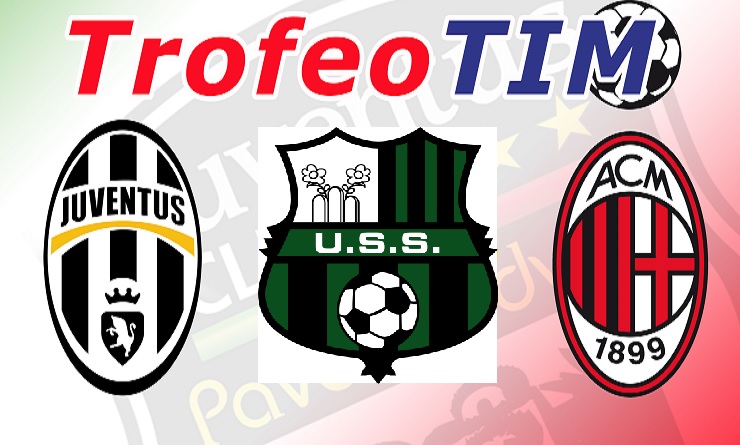 Calcio, Trofeo TIM 2014 - Juventus v Milan v Sassuolo (diretta Canale 5 / HD)